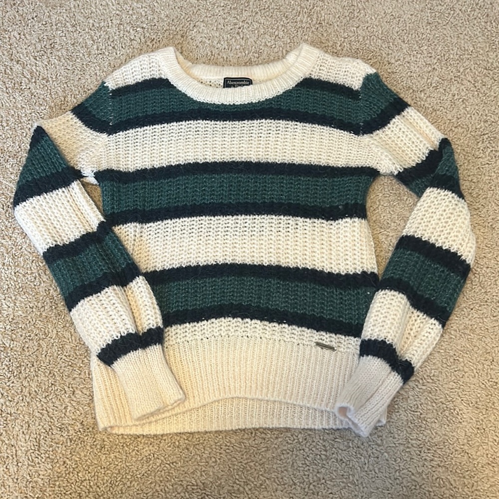 Abercrombie & Fitch Striped Knit Sweater